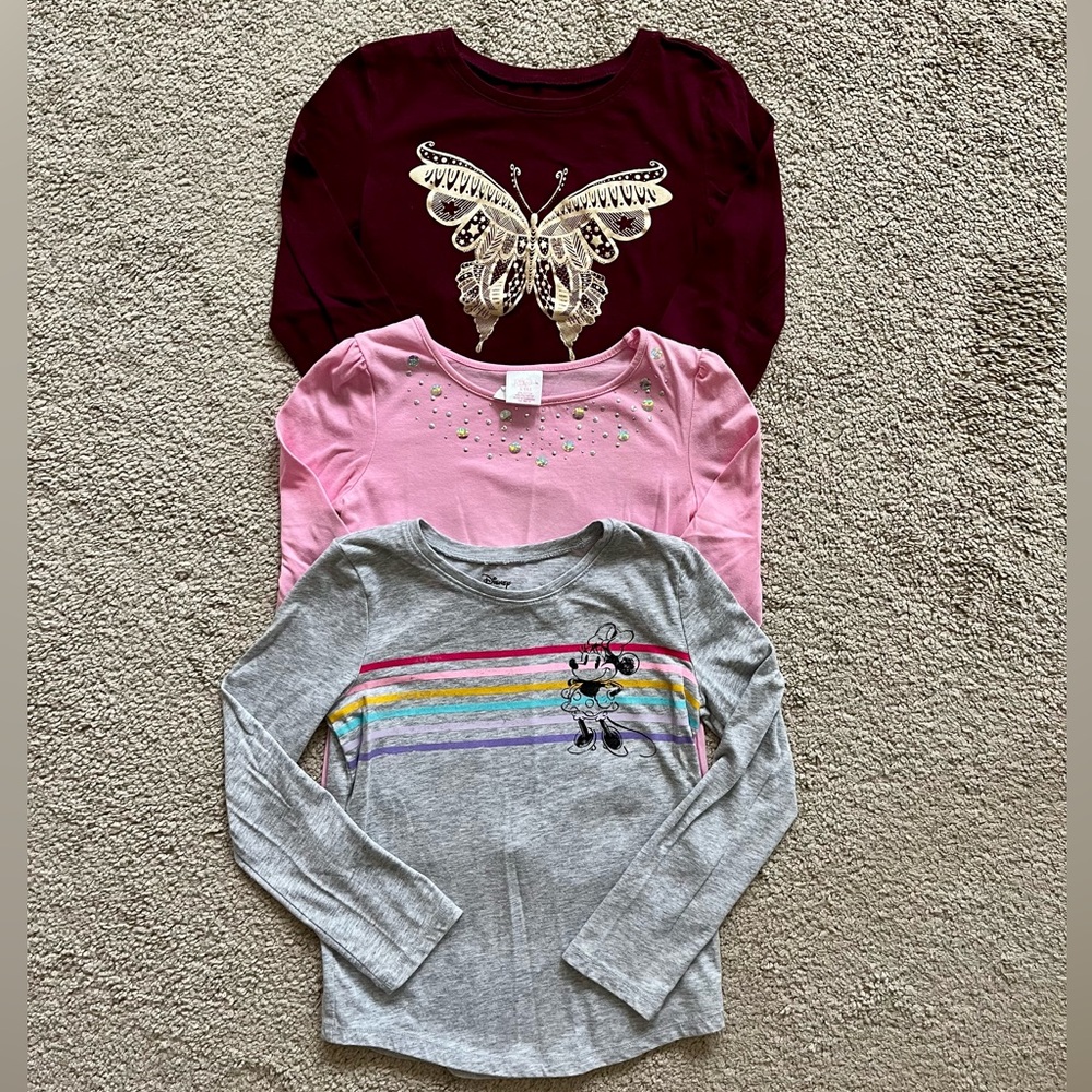 Three Girl’s L/S Shirts